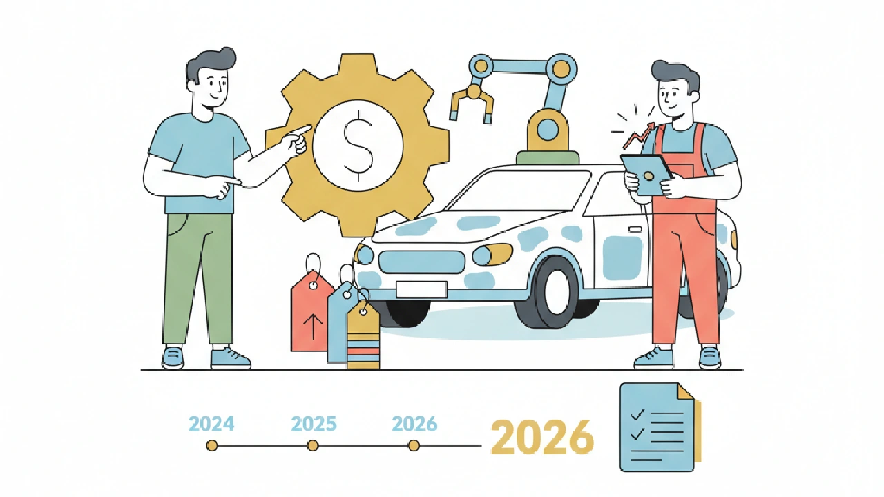 Flat vector illustration about iaai buyer fees: Full 2026 fee schedule for salvage auction flippers